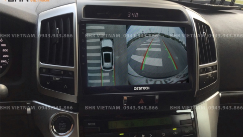 Màn hình DVD Android liền camera 360 xe Toyota Land Cruiser 2008 - 2015 | Zestech Z800 Pro+
